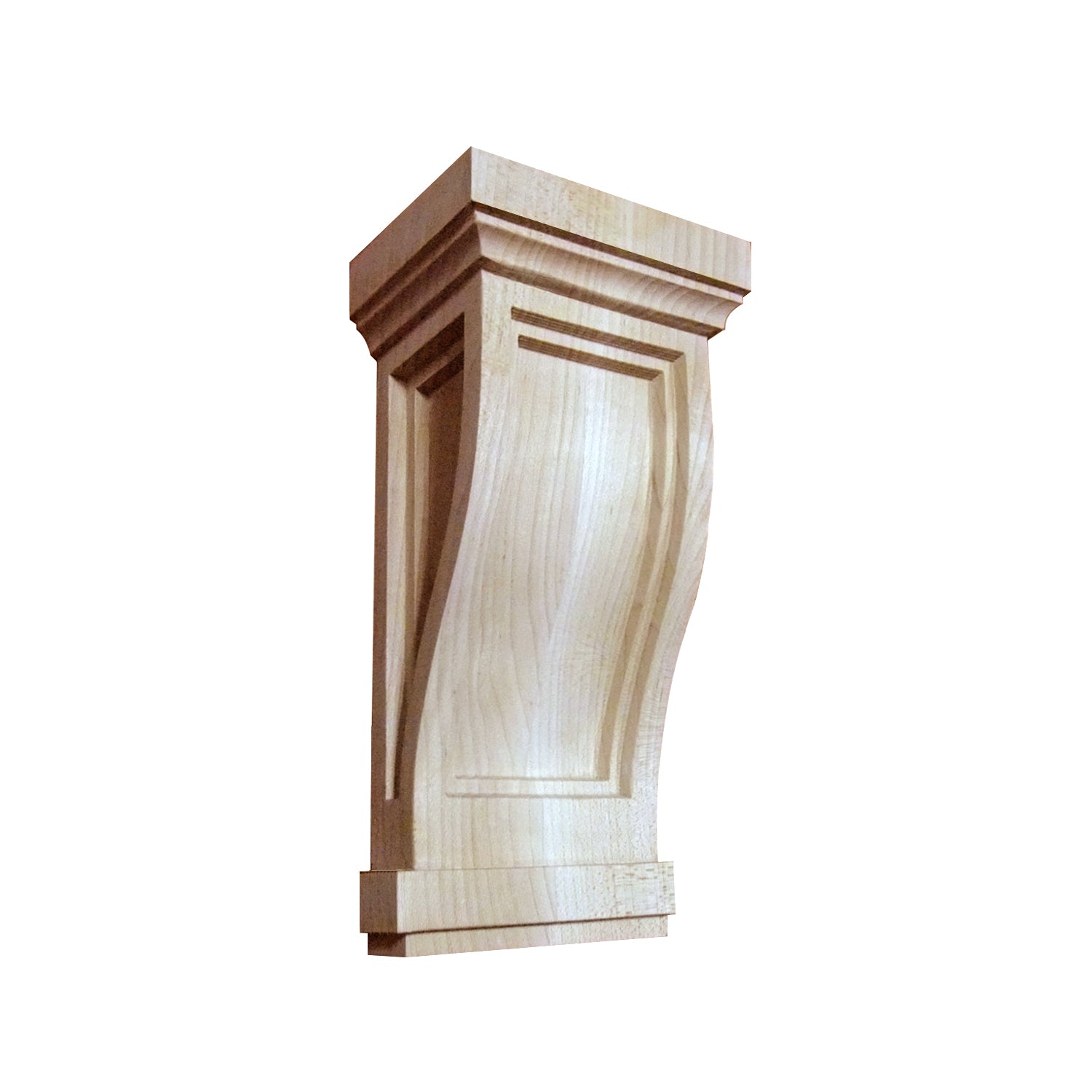 PAIR of Wood Carved Recessed 7