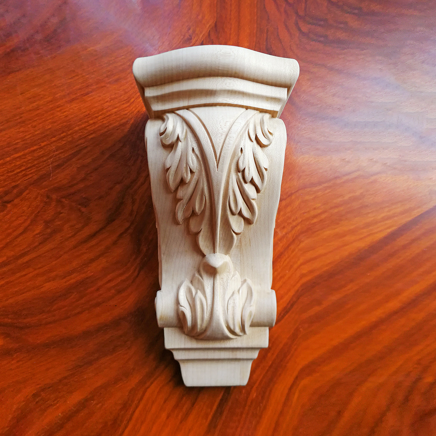 PAIR of Acanthus Leaf Carved Wood Corbels, Available in  6-1/2